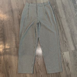 Zara gingham trousers